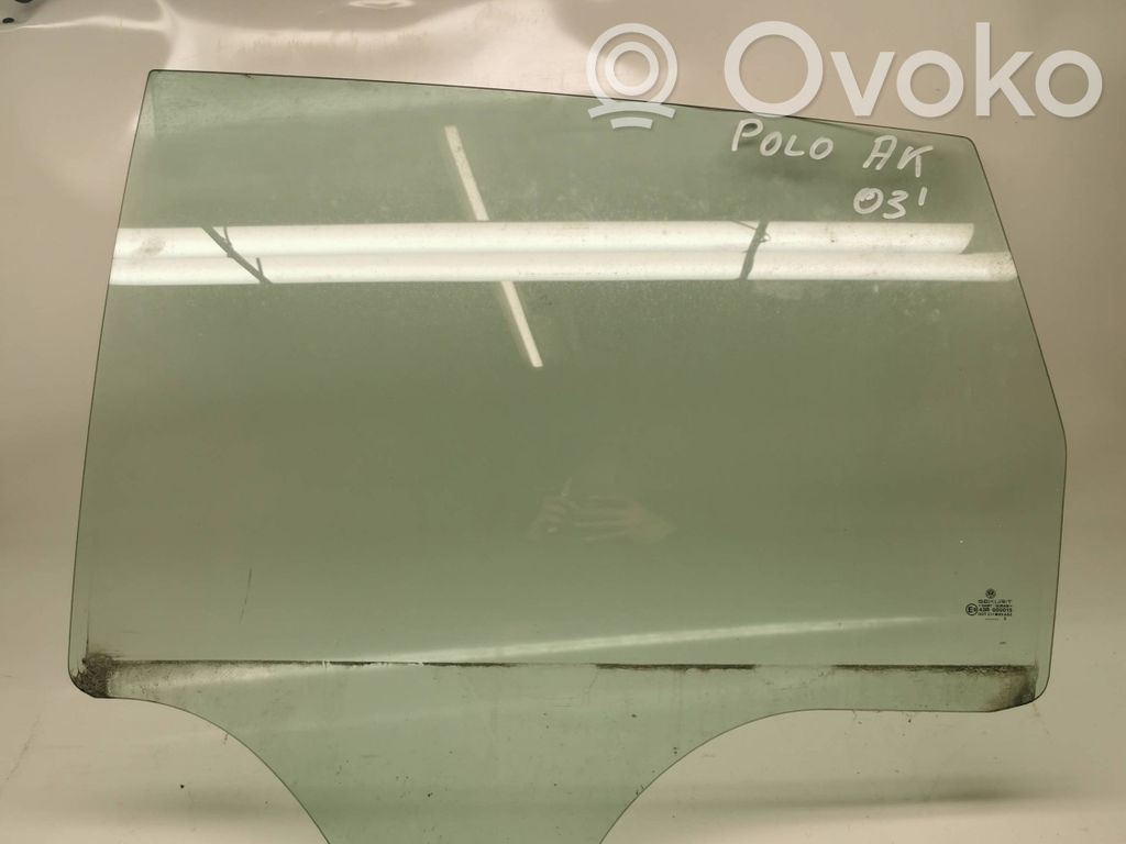 Volkswagen Polo Rear door window glass 