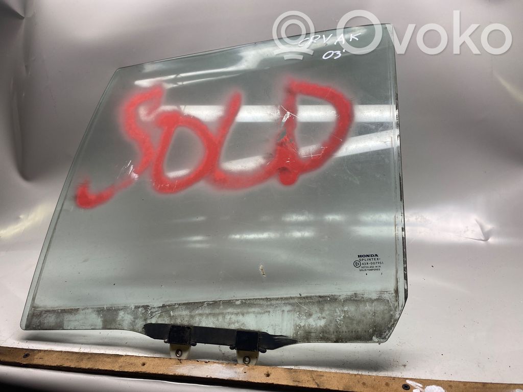 Honda CR-V Rear door window glass 