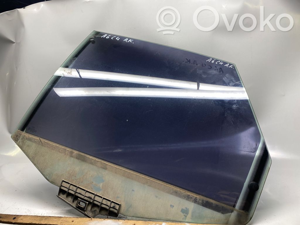 Audi A6 S6 C4 4A Rear door window glass 
