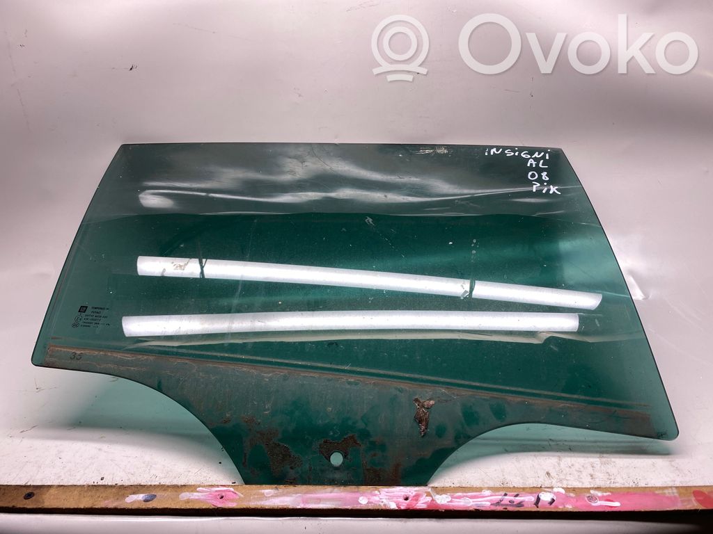 Opel Insignia A Rear door window glass 