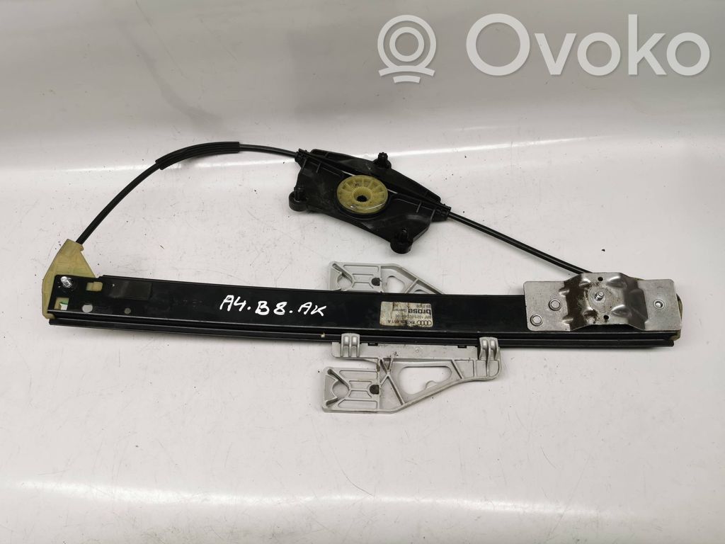 Audi A4 S4 B8 8K Aizmugurē elektriskais loga pacelšanas mehānisms bez motoriņa 
