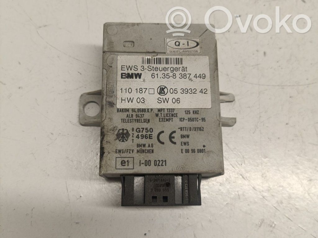 BMW 5 E39 Imobilaizera vadības bloks 