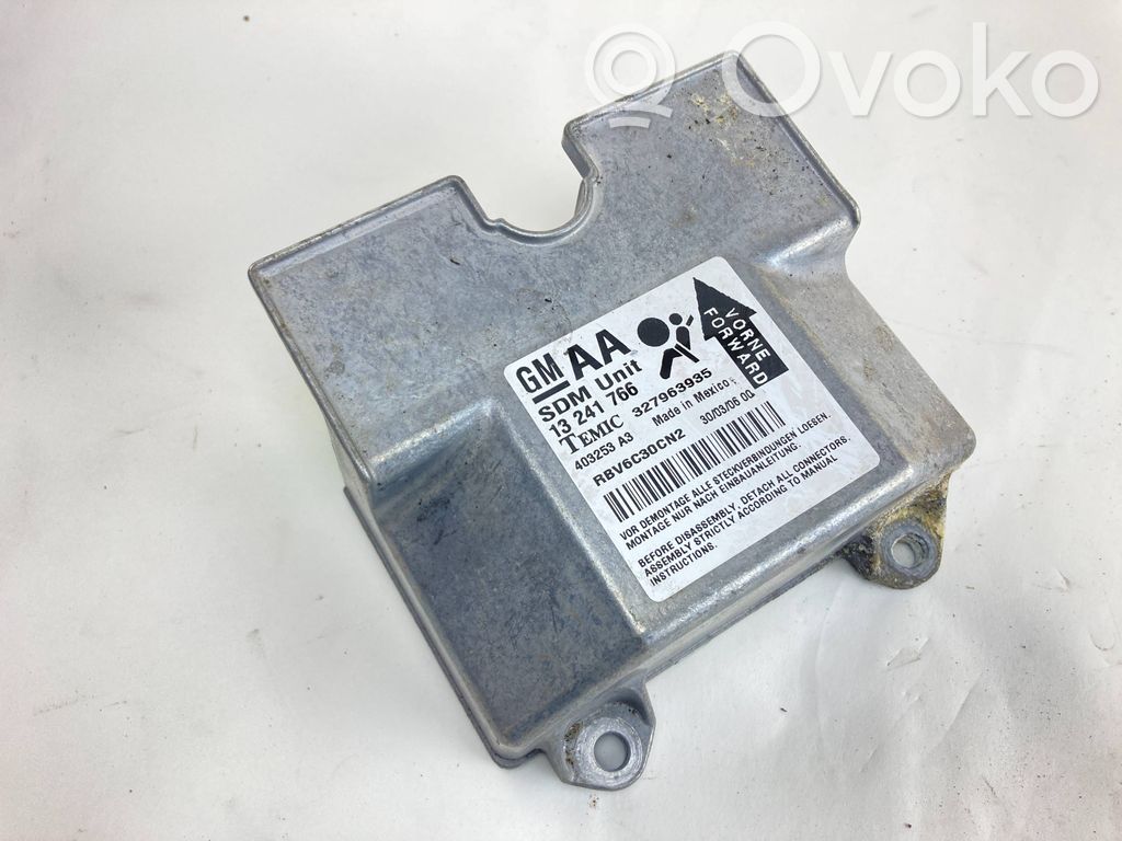 Opel Zafira B Unitate/modul de comandă airbaguri 