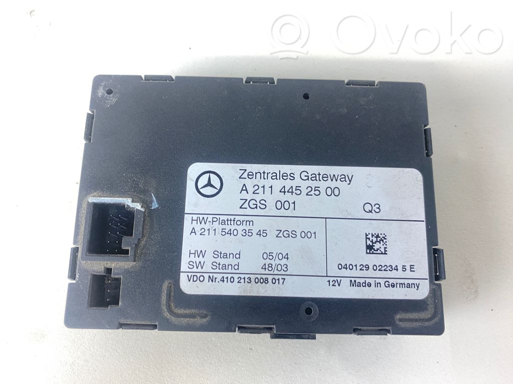 Módulo de control Gateway   A2114452500,A2115403545,ZGS001,410213008017