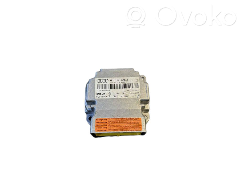 Airbag control unit/module   4E0959655J