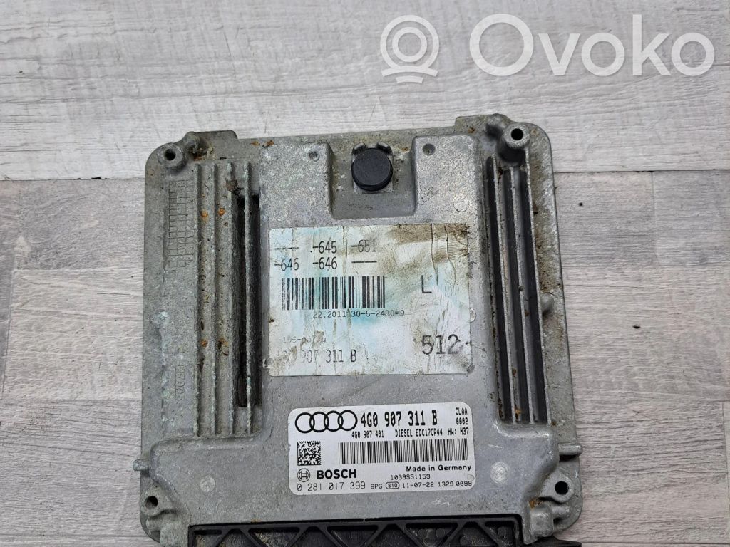 Audi A6 C7 Engine control unit/module 