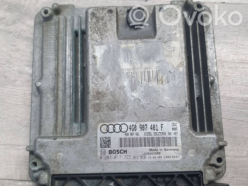 Audi A6 S6 C7 4G Engine control unit/module 