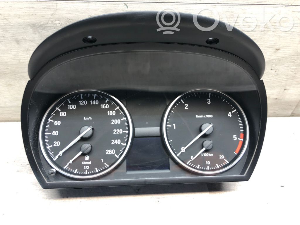 BMW 3 E90 E91 Speedometer (instrument cluster) 