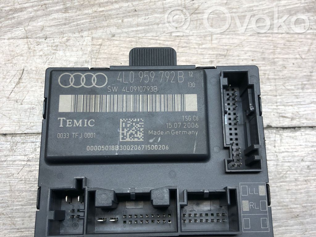 Unidad de control/módulo de la puerta   4L0959792B,4L0910793B,15072006