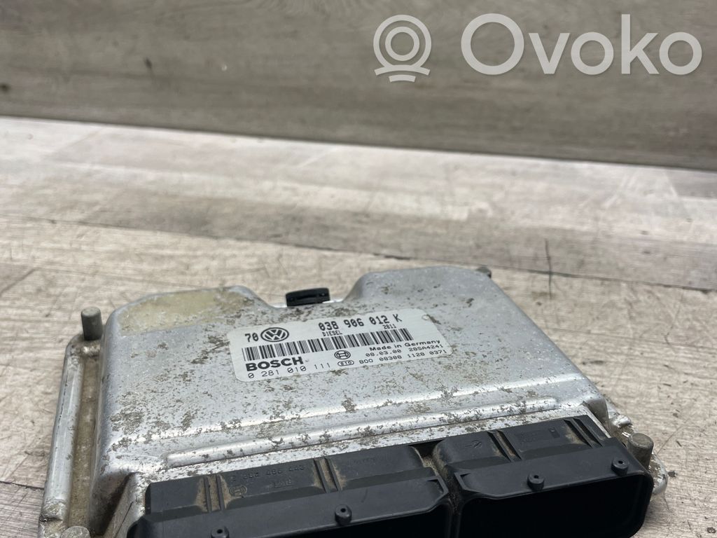 Engine control unit/module   038906012K,0281010111,28SA4241