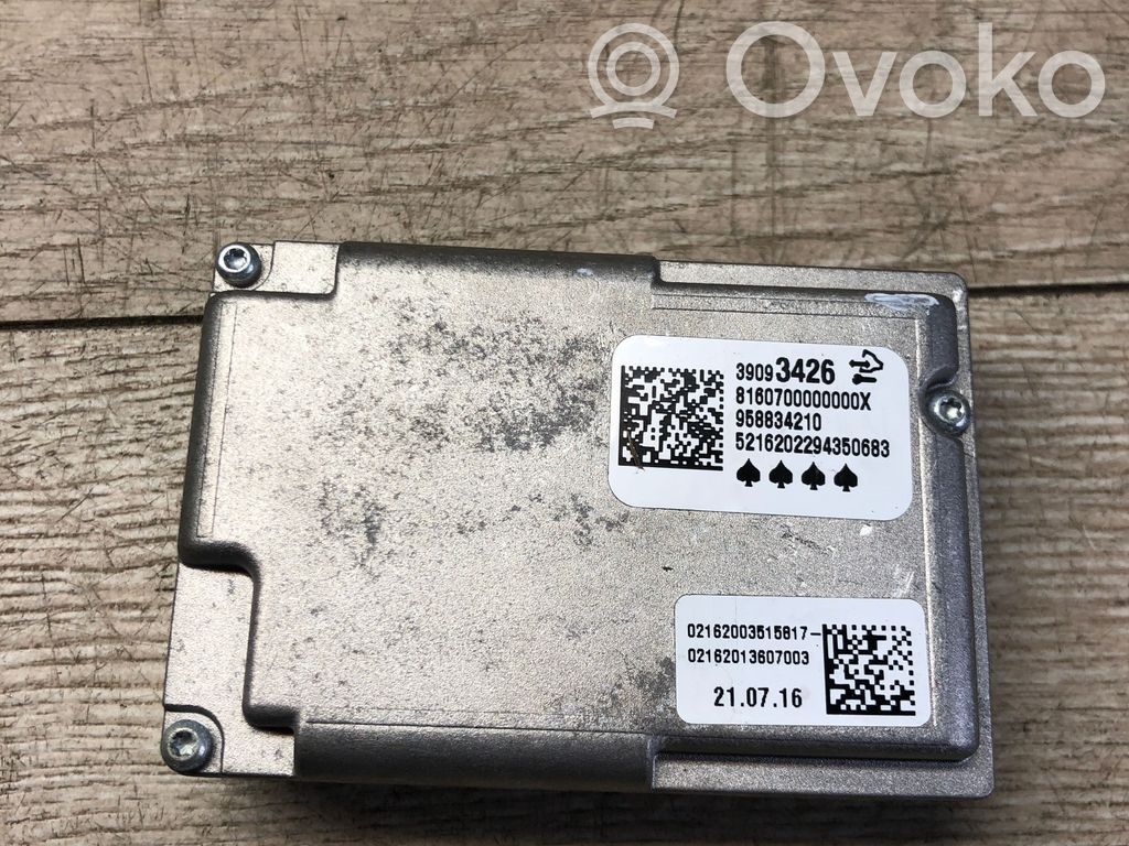 Opel Astra K Windshield/windscreen camera 