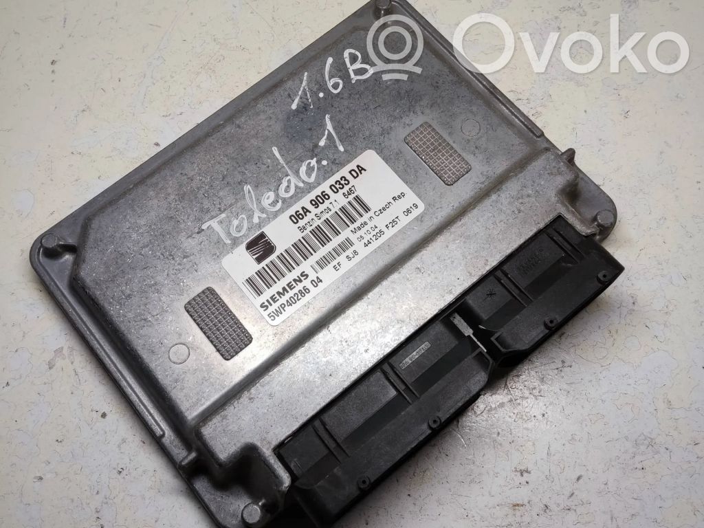 Engine control unit/module   06A906033DA,5WP4028604