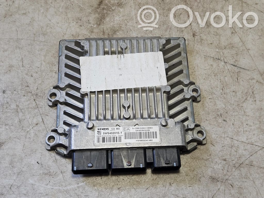 Citroen C4 I Engine control unit/module 
