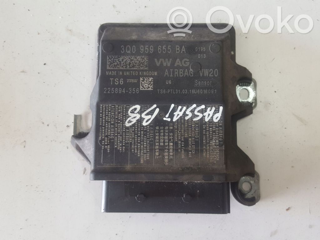 Airbag control unit/module   3Q0959655BA