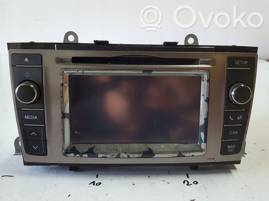 Toyota Verso Radio / CD/DVD atskaņotājs / navigācija 