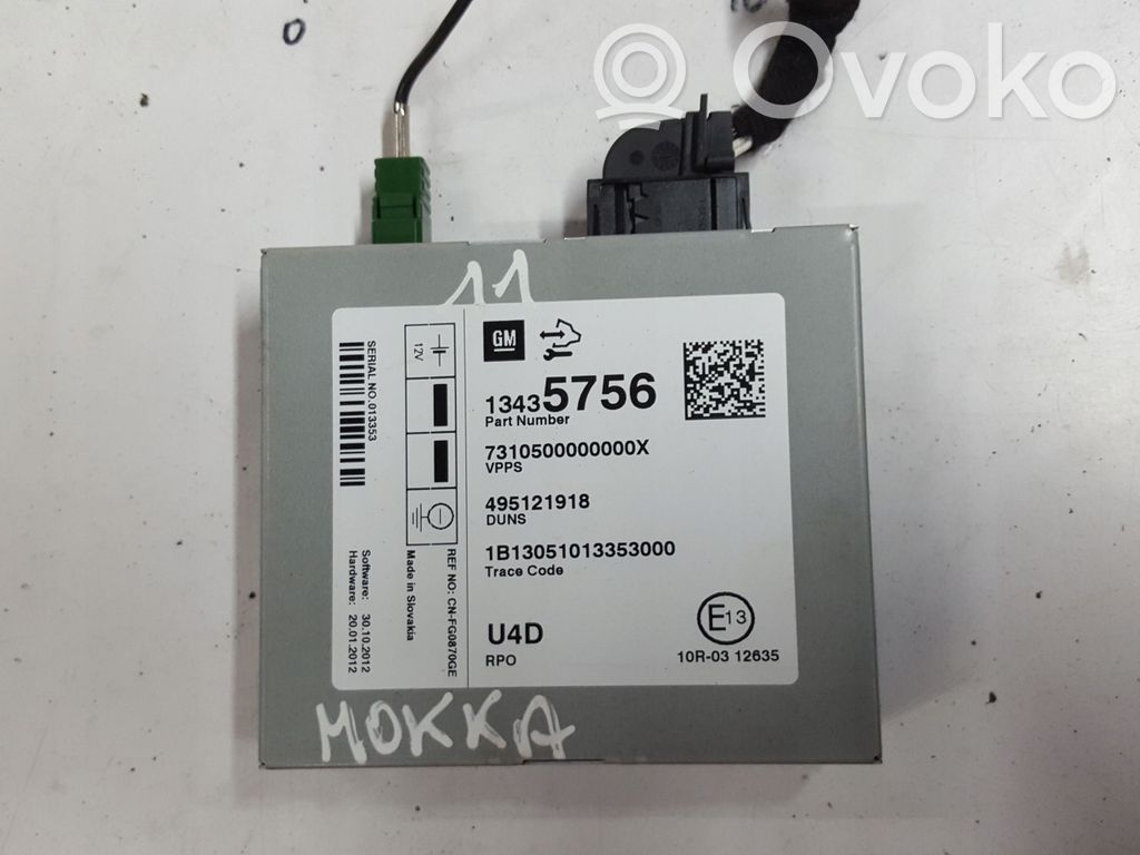 Other control units/modules   13435756