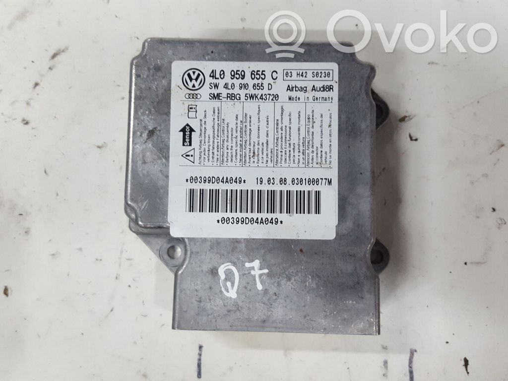 Unidad de control/módulo del Airbag   4L0959655C