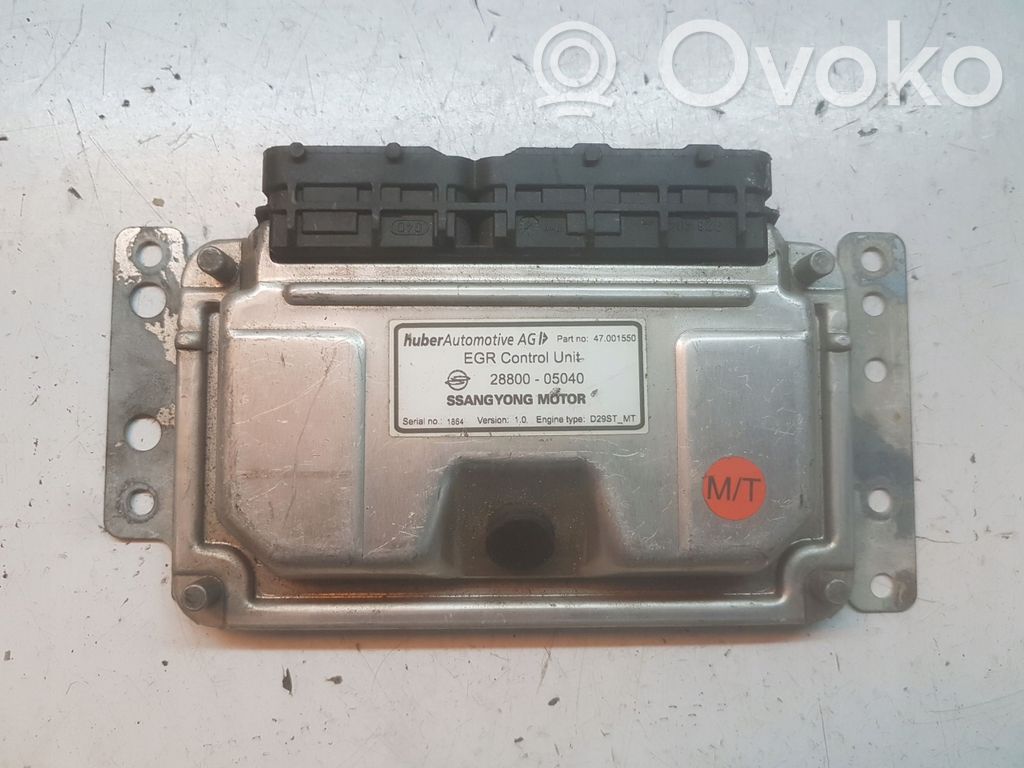 SsangYong Rexton Engine control unit/module 