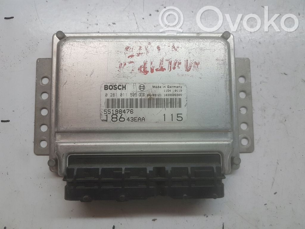 Fiat Multipla Engine control unit/module 