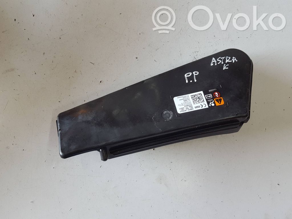 Opel Astra K Kurtyna airbag 