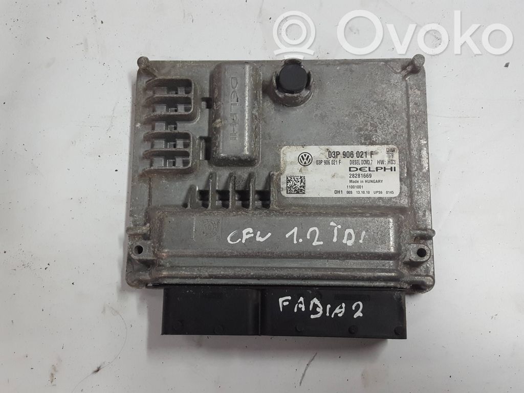 Skoda Fabia Mk2 (5J) Engine control unit/module 