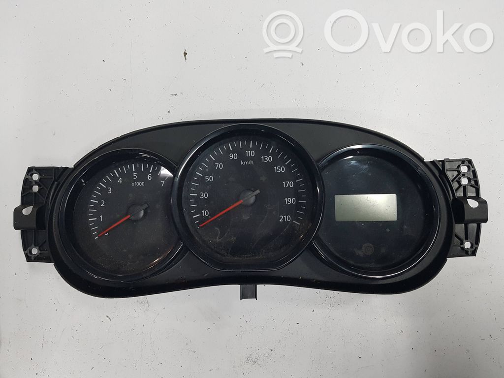 Dacia Dokker Geschwindigkeitsmesser Cockpit 