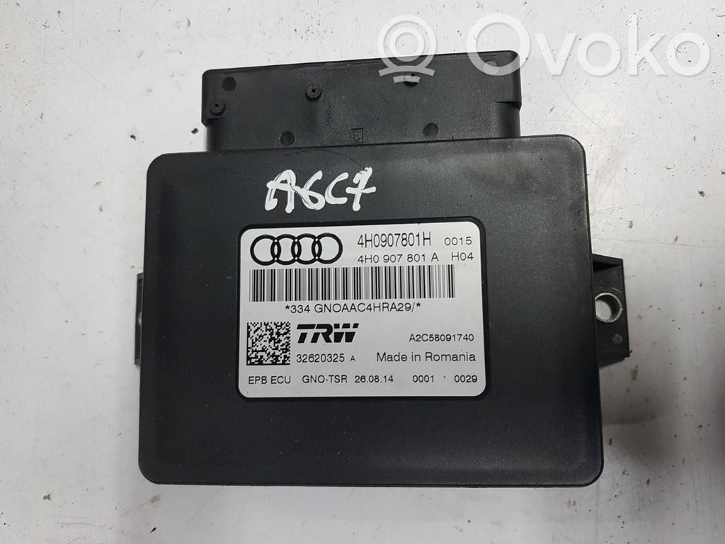 Audi A6 S6 C7 4G Module de commande de frein à main 