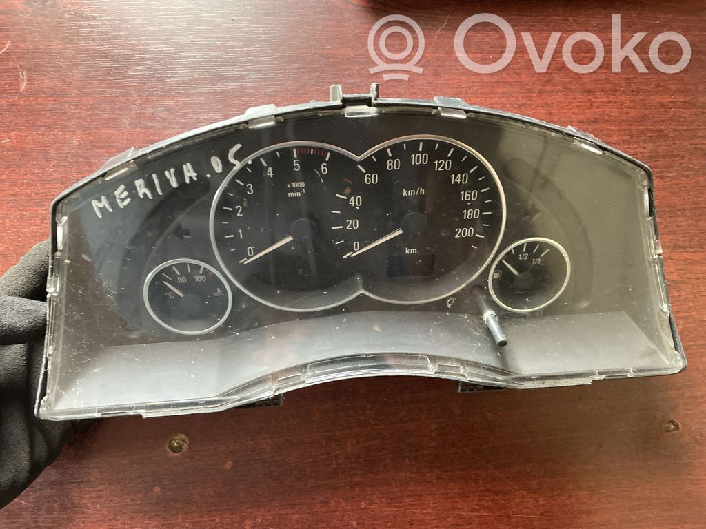 Opel Meriva A Speedometer (instrument cluster) 