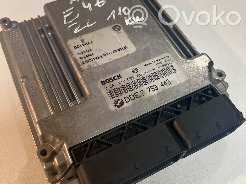 BMW 3 E46 Engine control unit/module 