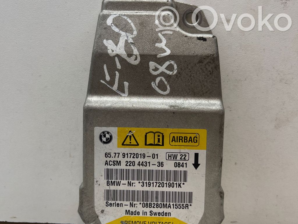 BMW 5 E60 E61 Airbag control unit/module 