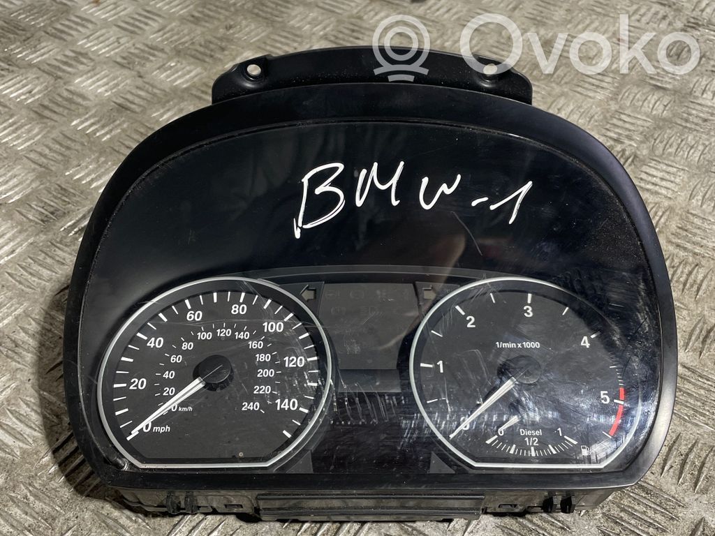 BMW 1 E81 E87 Speedometer (instrument cluster) 
