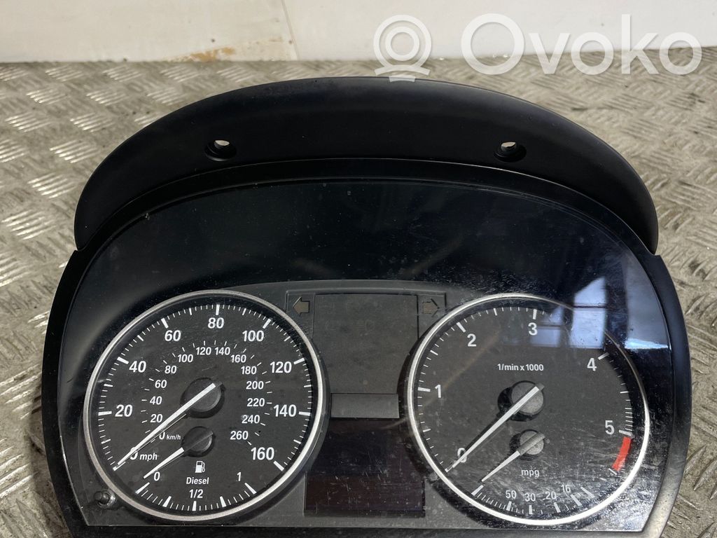 BMW 3 E90 E91 Spidometrs (instrumentu panelī) 