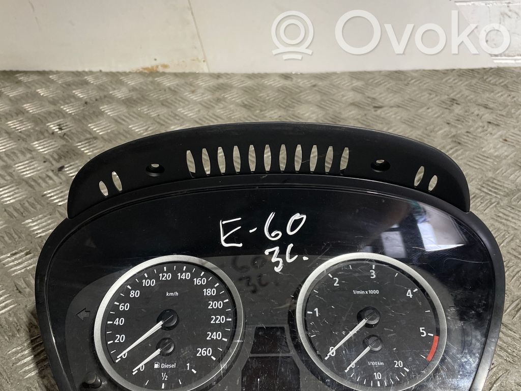 BMW 5 E60 E61 Speedometer (instrument cluster) 