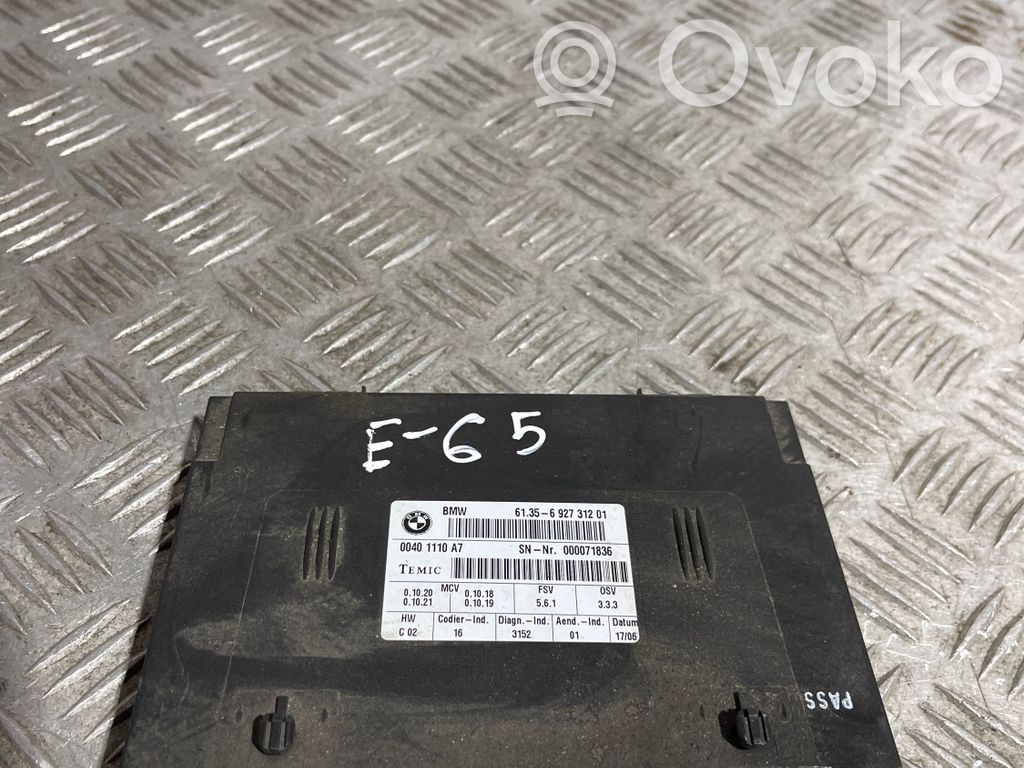 BMW 7 E65 E66 Seat control module 
