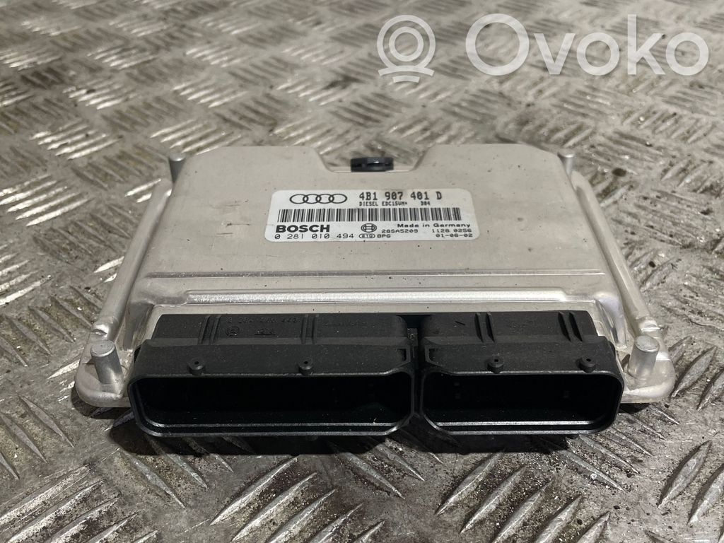 Engine control unit/module   4B1907401D,28SA5209,0281010494