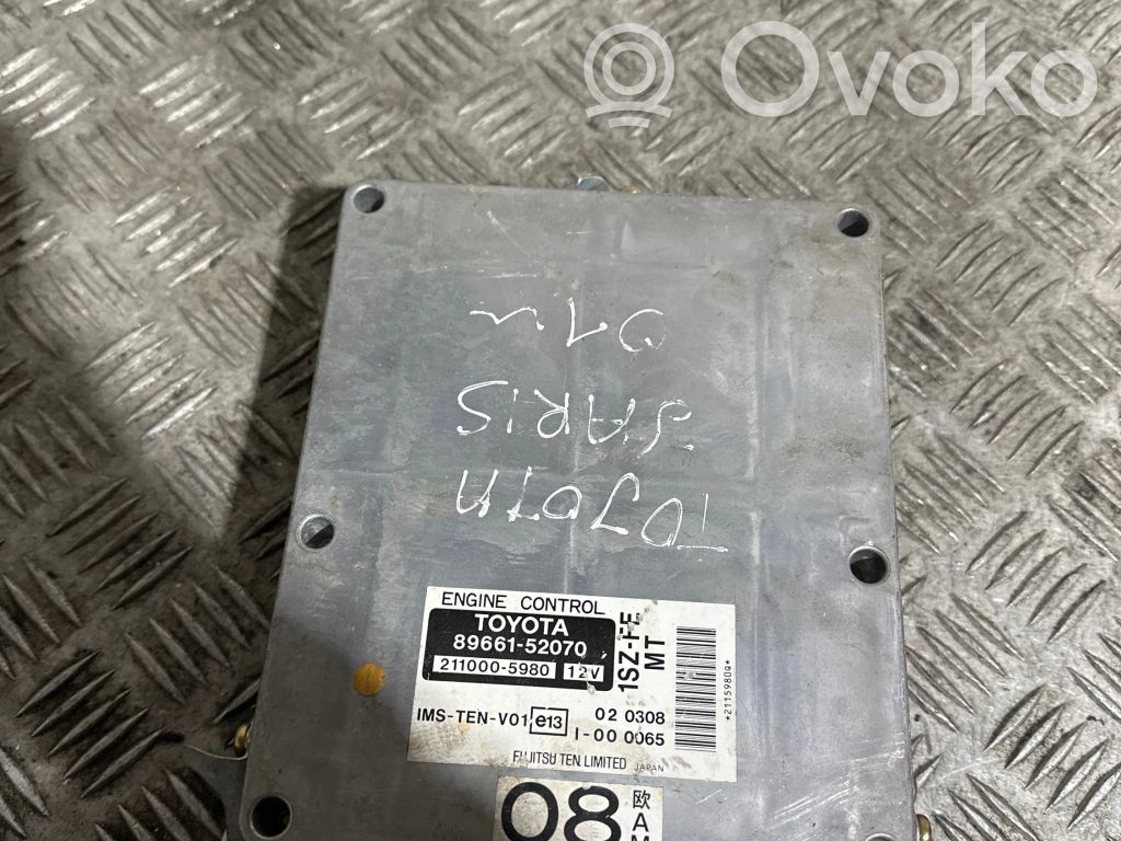 Toyota Yaris Engine control unit/module 