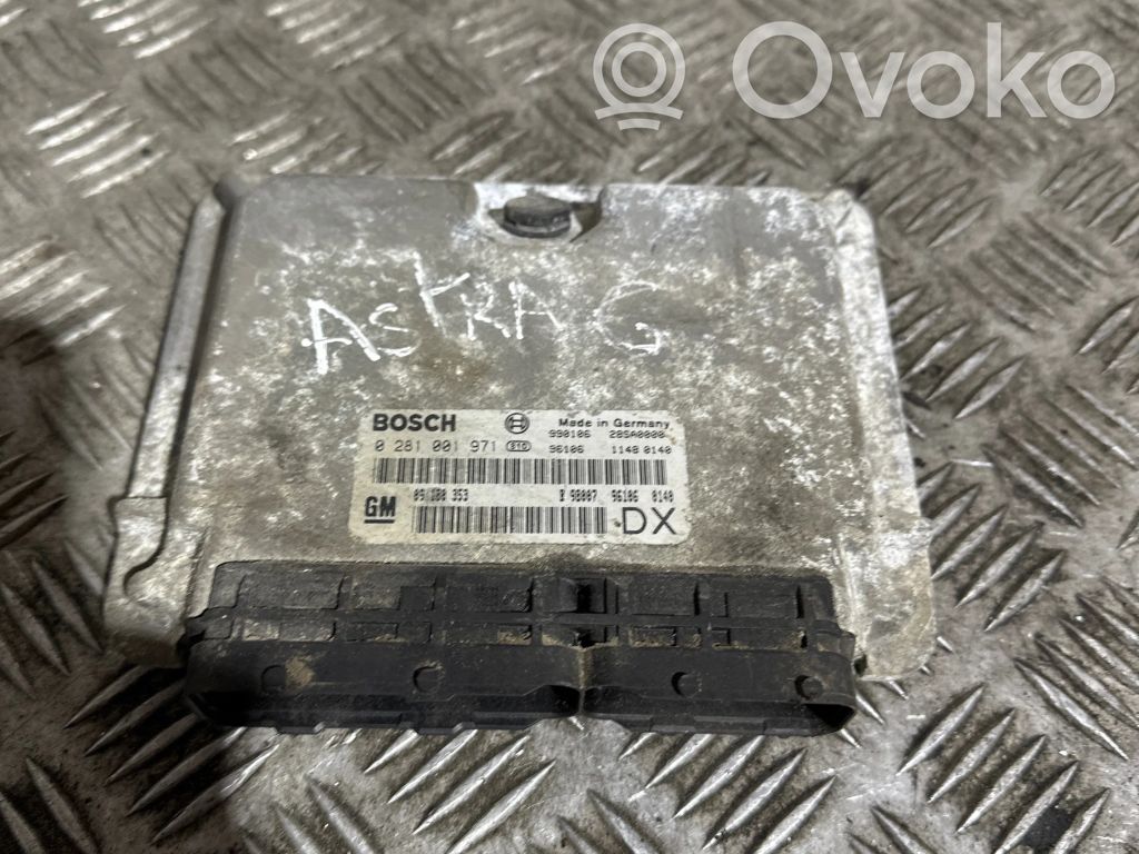 Opel Astra G Engine control unit/module 