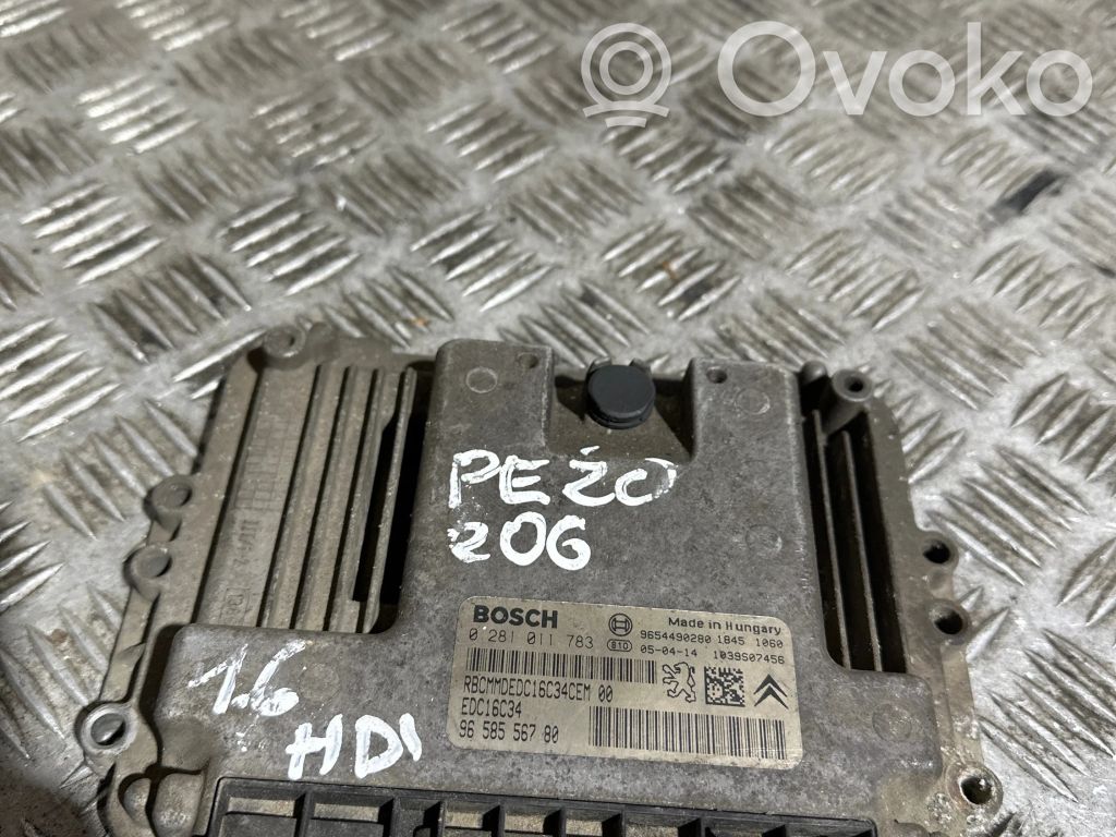 Peugeot 206 Engine control unit/module 