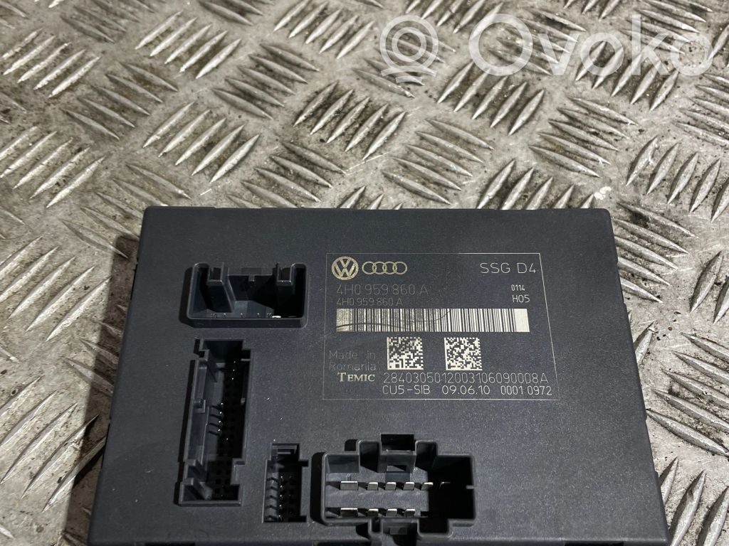 Audi A8 S8 D4 4H Module de commande de siège 