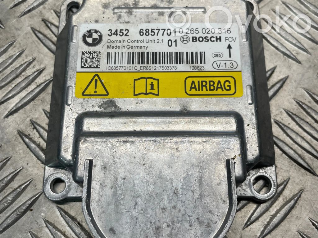 BMW 1 F20 F21 Unitate/modul de comandă airbaguri 