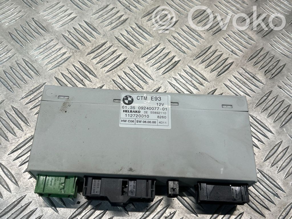 BMW 3 E92 E93 Kiti valdymo blokai/ moduliai 