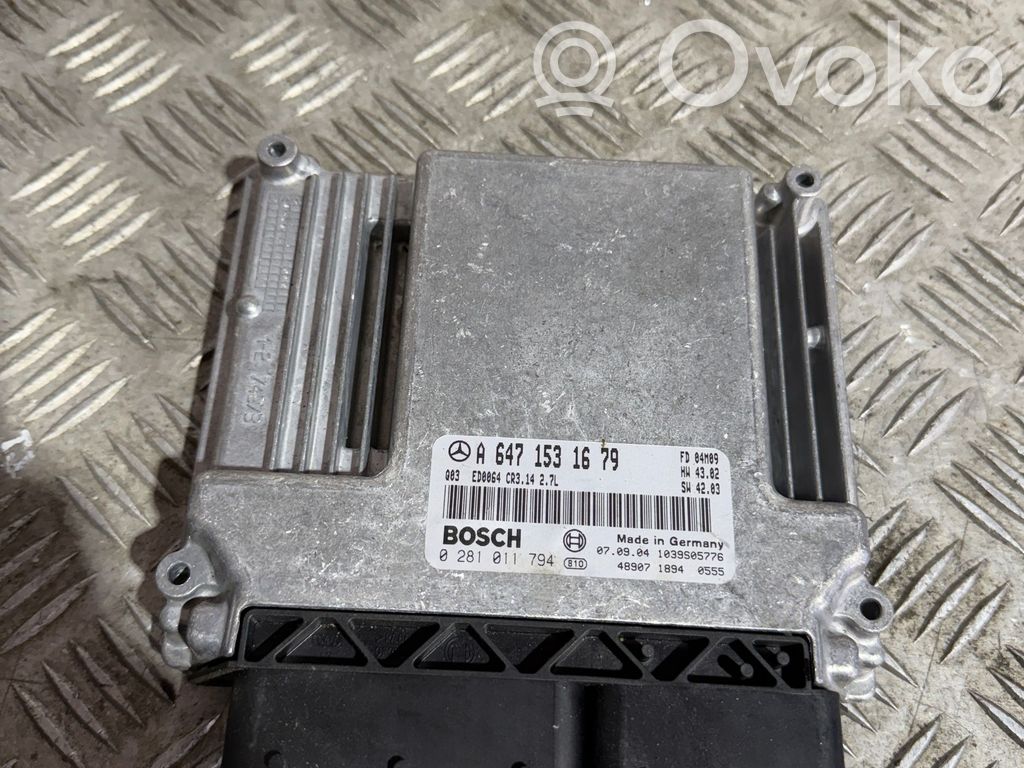 Mercedes-Benz E W211 Engine control unit/module 