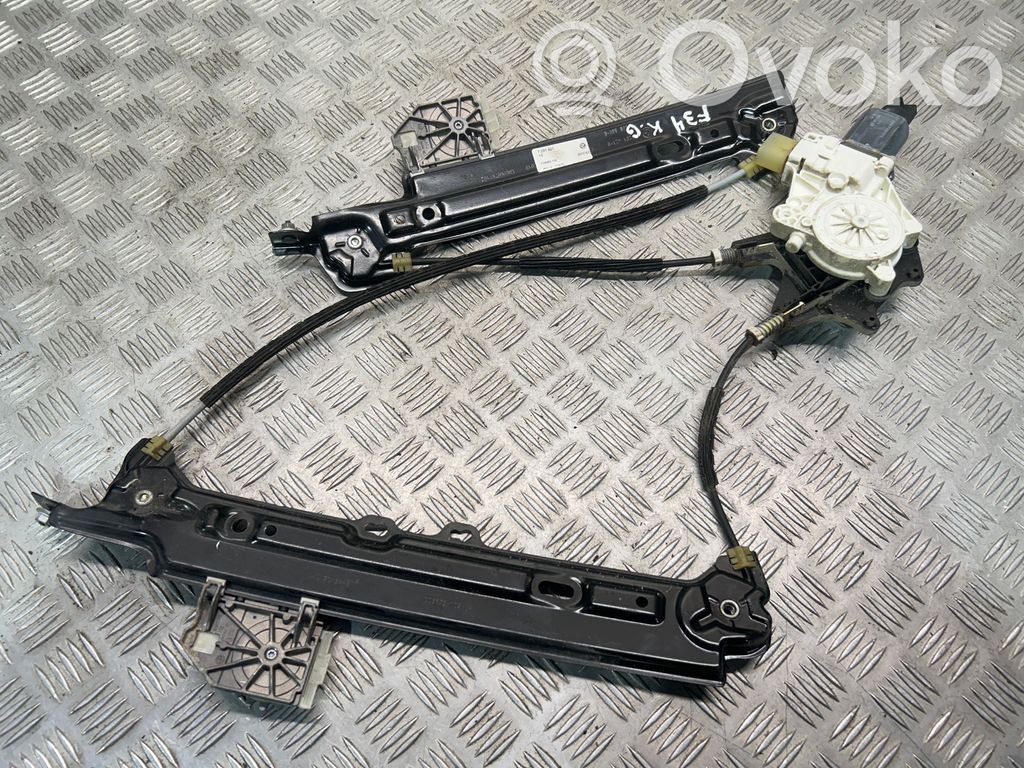 BMW 3 GT F34 Mécanisme lève-vitre de porte arrière avec moteur 