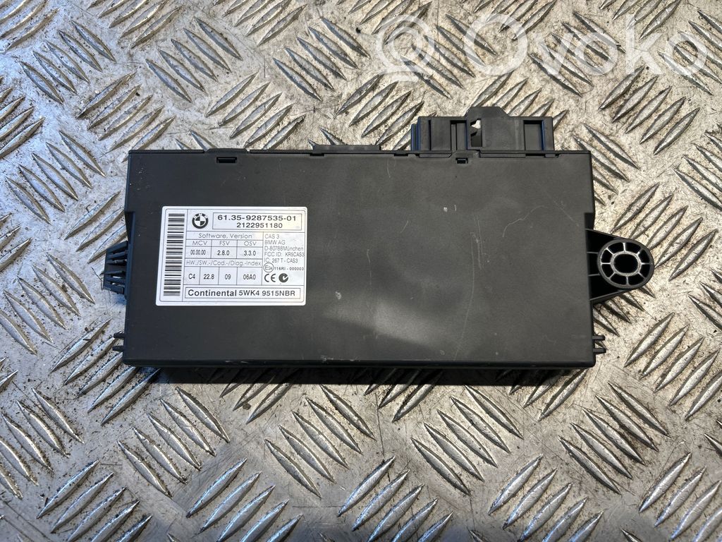 BMW 3 F30 F35 F31 CAS vadības bloka modulis 