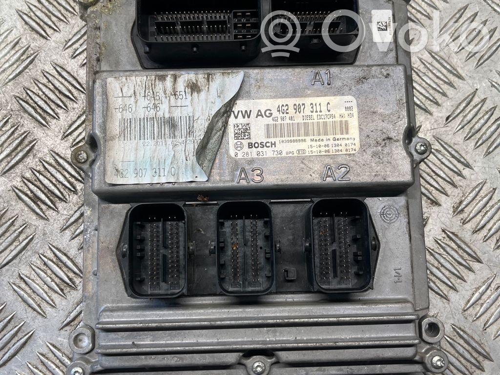 Audi A6 S6 C7 4G Engine control unit/module 