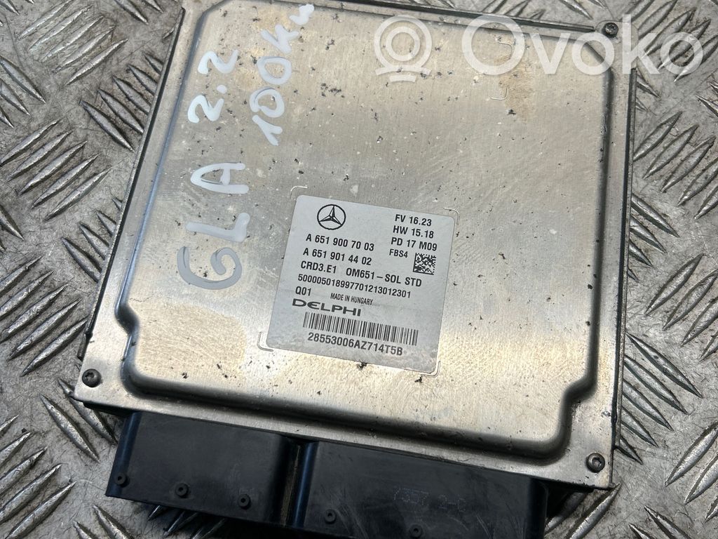 Mercedes-Benz GLA W156 X156 Engine control unit/module 