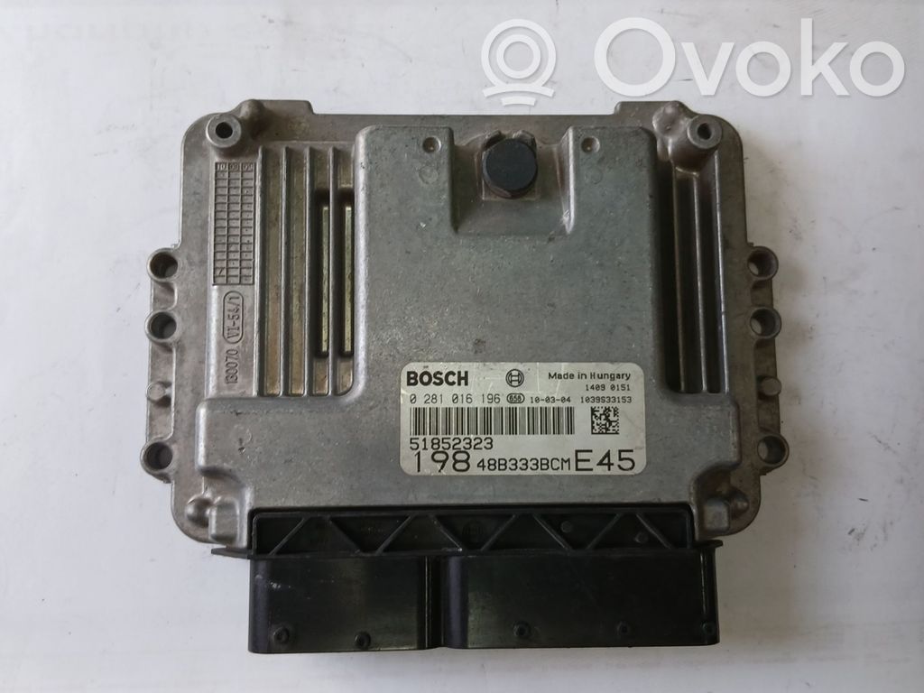 Fiat Bravo Engine control unit/module 