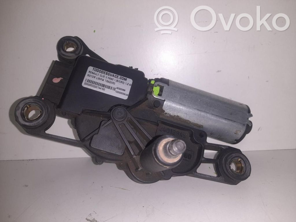 Renault Clio II Motor del limpiaparabrisas trasero 