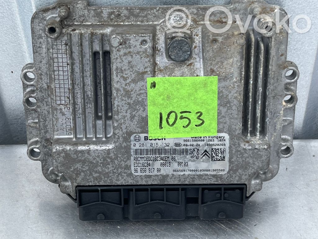 Engine control unit/module   9661586080,9665691780,0281015132