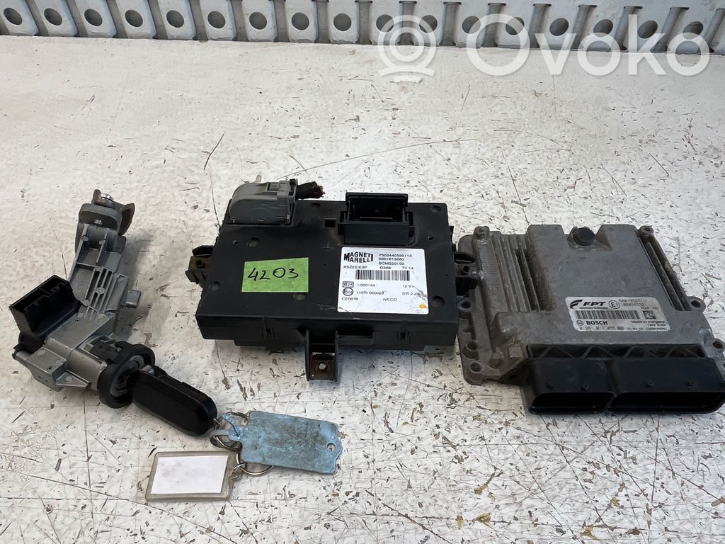 Iveco Daily 5th gen Engine ECU kit and lock set 
